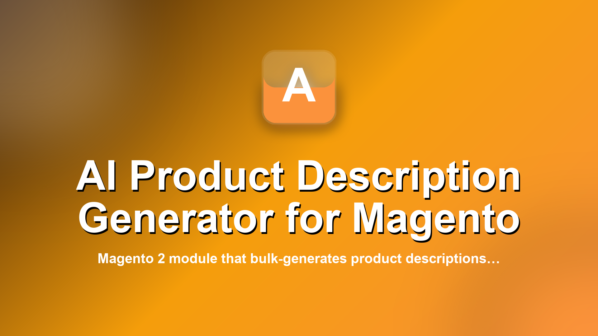 AI Product Description Generator for Magento